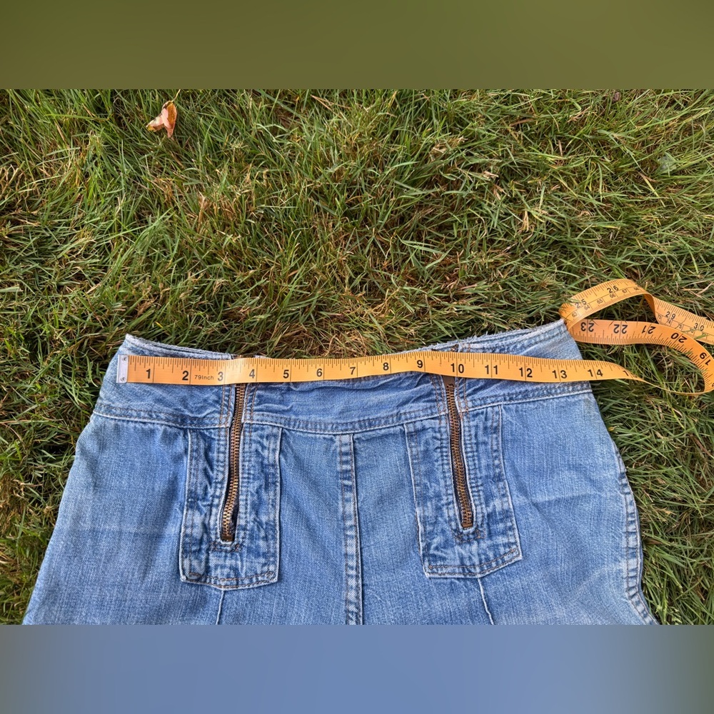 70s Vintage Wrangler Dual Front Zipper Bell Bottoms Sz 28 - Picture 11 of 12